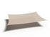 PLATINUM Coolfit schaduwdoek rechthoek - 400x300cm - ecru wit