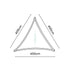 PLATINUM Dreamsail schaduwdoek driehoek - 400x400x400cm - grijs (waterproof)