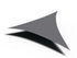 PLATINUM Dreamsail schaduwdoek driehoek - 400x400x400cm - grijs (waterproof)