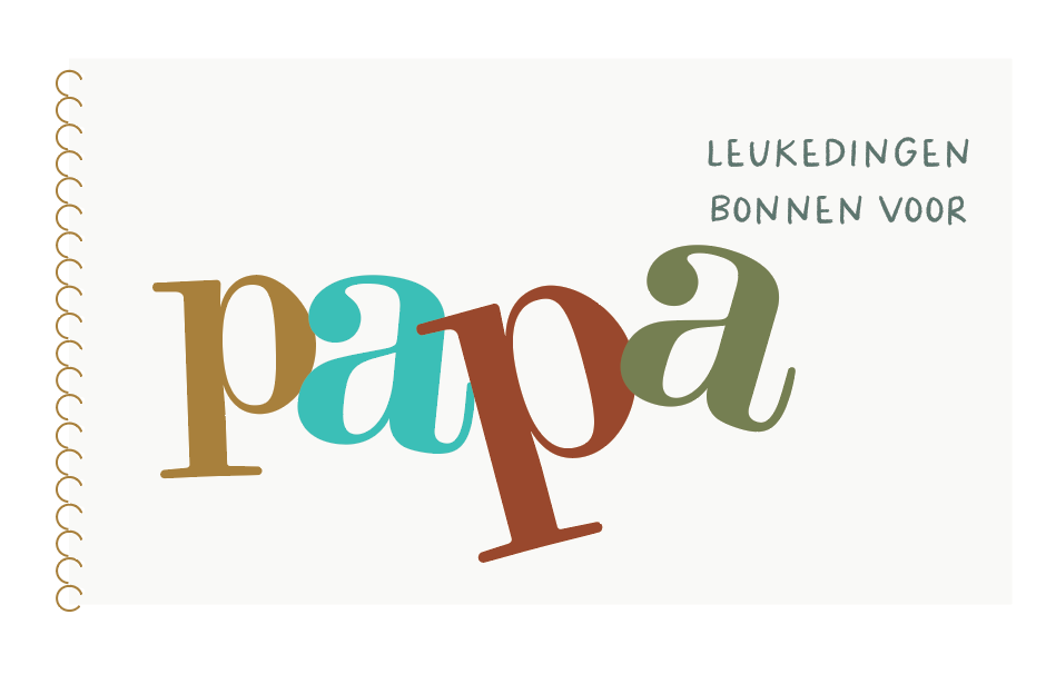 Leukedingenbonnen voor papa - 20 tegoed bonnen