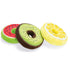 BEEZTEES Hondenspeelgoed fruity donuts - pluche - ass. - 12x12x5cm