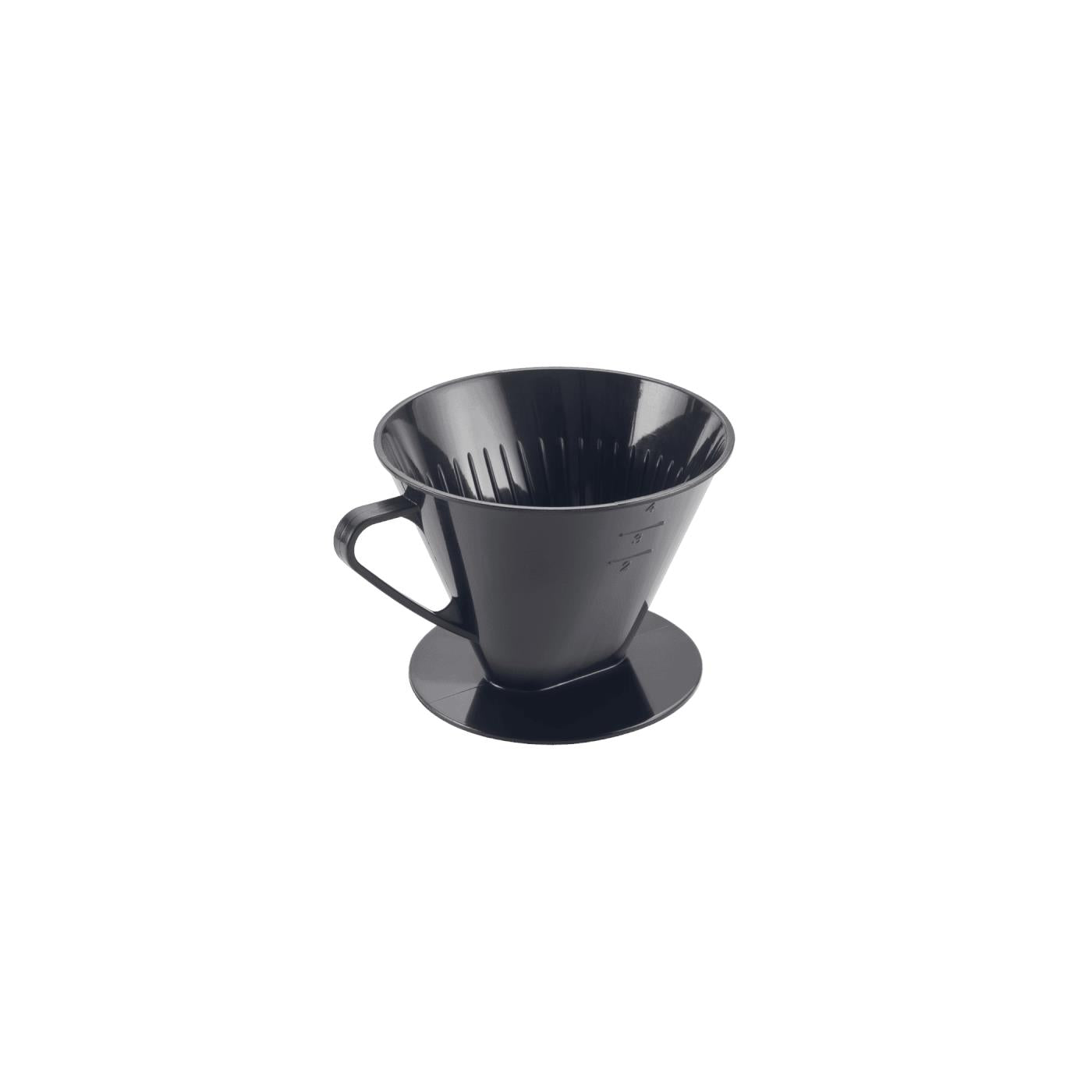 METALTEX koffiefilter plastiek zwart - dia 13