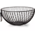JENS Draadmand rond - 25x12.5cm - zwart
