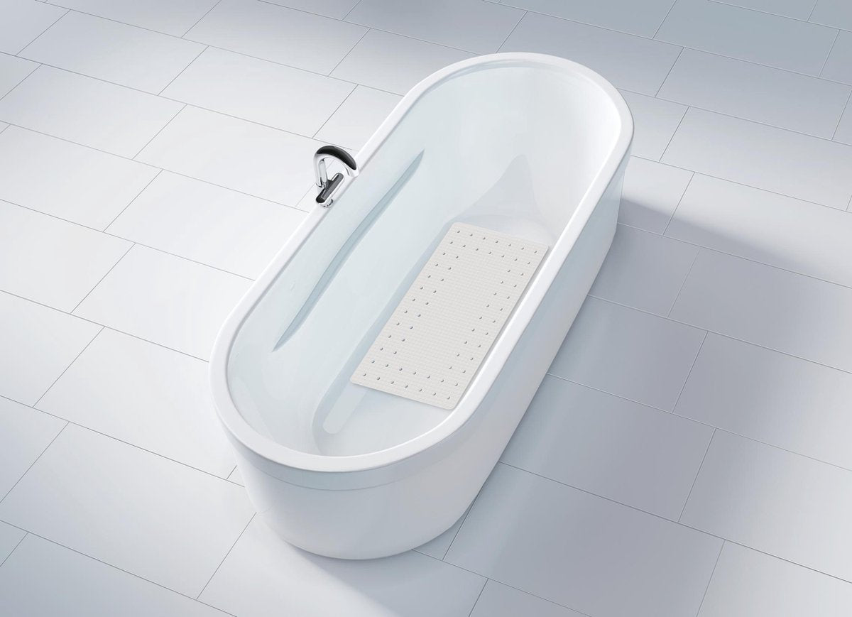 WENKO Mirasol badmat - 69x39cm - wit anti slip