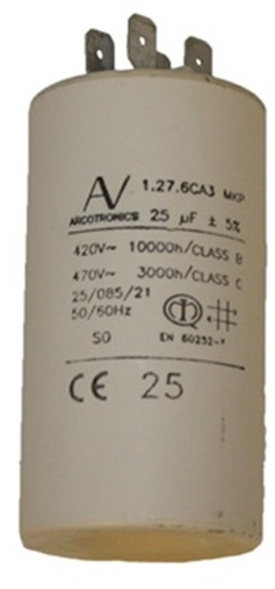 DAB Condensator voor Jetinox 132M 25uF