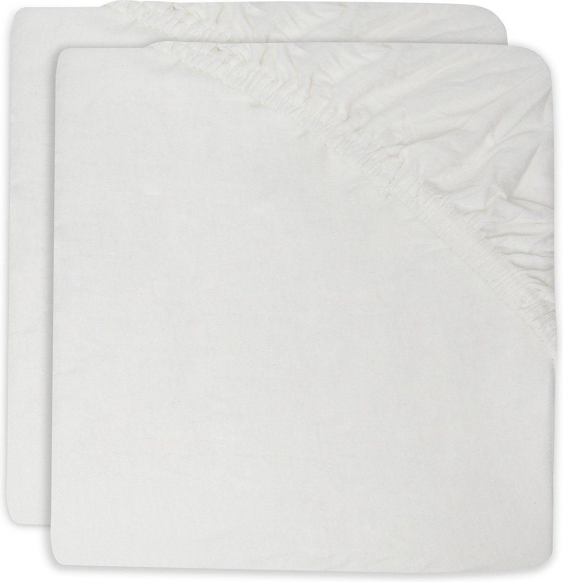 JOLLEIN Hoeslakens jersey 2st.- 40/50x80 /90cm - ivory