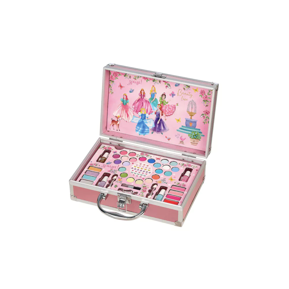 SOUZA Beauty case make up koffer voor ki nderen afm25.5x16.5x9cm dematologisch ok