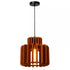 LUCIDE Hanglamp ROLLO - 1xE27 - dia31cm - vilt terracotta - 40W