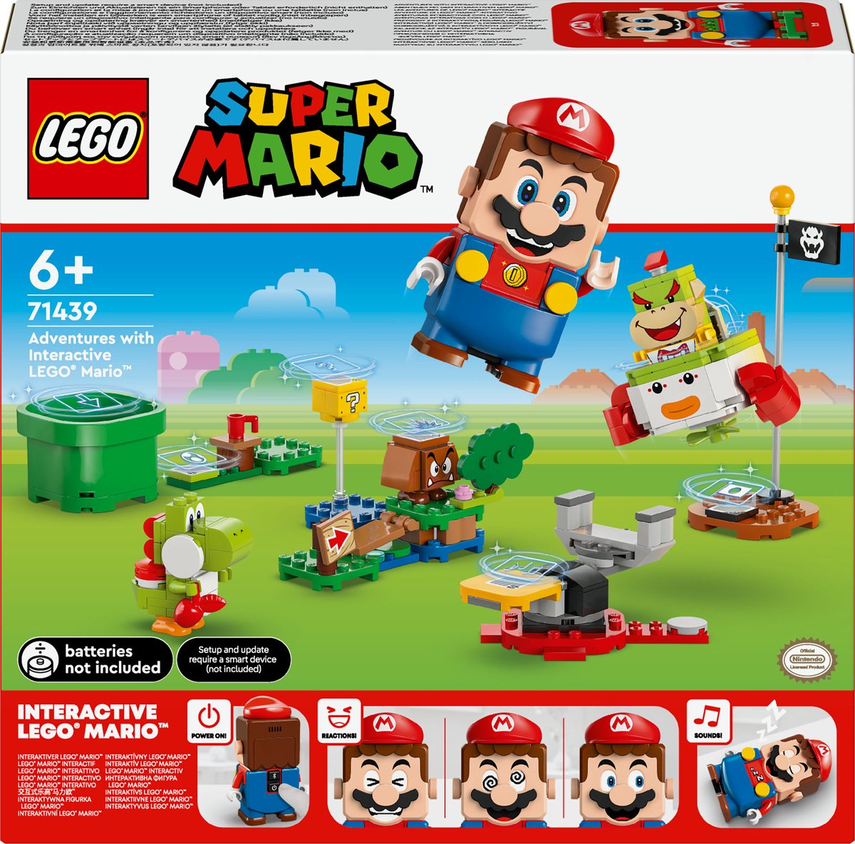 LEGO Super Mario 71439 avonturen met interactieve Lego Mario