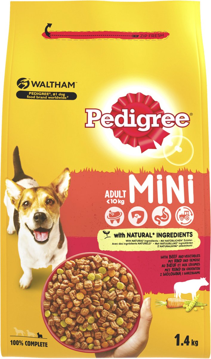 PEDIGREE adult - Rund & groenten - 1.4kg