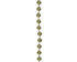 Kerst kralenketting 10m - rozemarijn