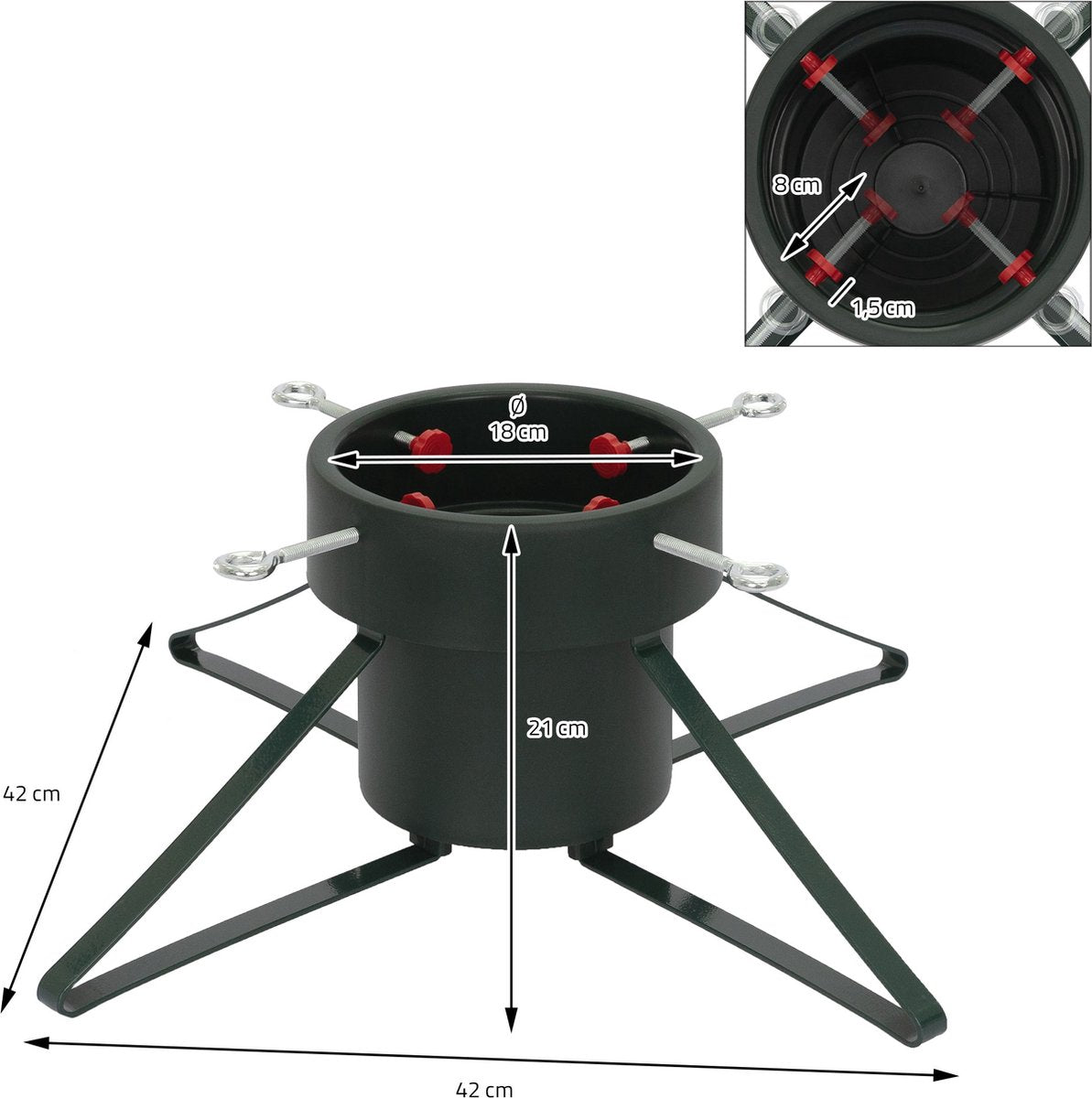 Kerstboomstandaard - groen - L