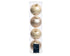 Kerstballen glas emaille/mat mix 10cm - parel 4st.