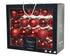 Kerstballen glas gl./mat/glit./transp. mix 7cm 6cm 5cm - kerstrood 42st.