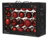 Kerstballen glas gl./mat/glit./transp. mix 7cm 6cm 5cm - ossenbloed 42st.