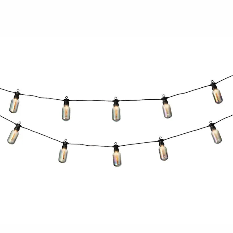 LUMINEO LED partylight 950cm - zwart/ klassiek warm      ( buiten)