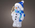 Lumineo LED sneeuwpop acryl buiten 20.5x21.5x43.2cm - koel wit/warm wit