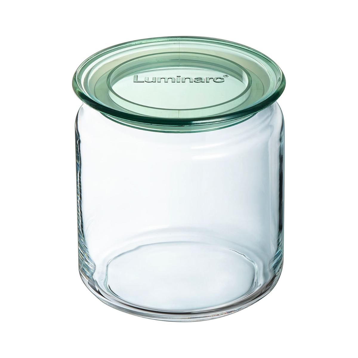 LUMINARC Pure - Voorraadpot 75cl - groen deksel tu lu