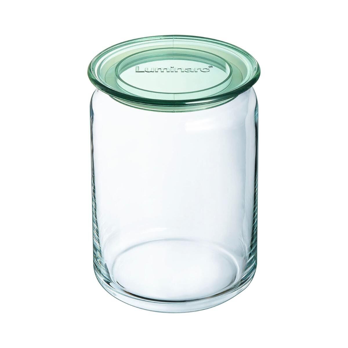 LUMINARC Pure - Voorraadpot 1L - groen deksel   tu lu