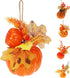 Herfst pompoen hangdeco - 4ass
