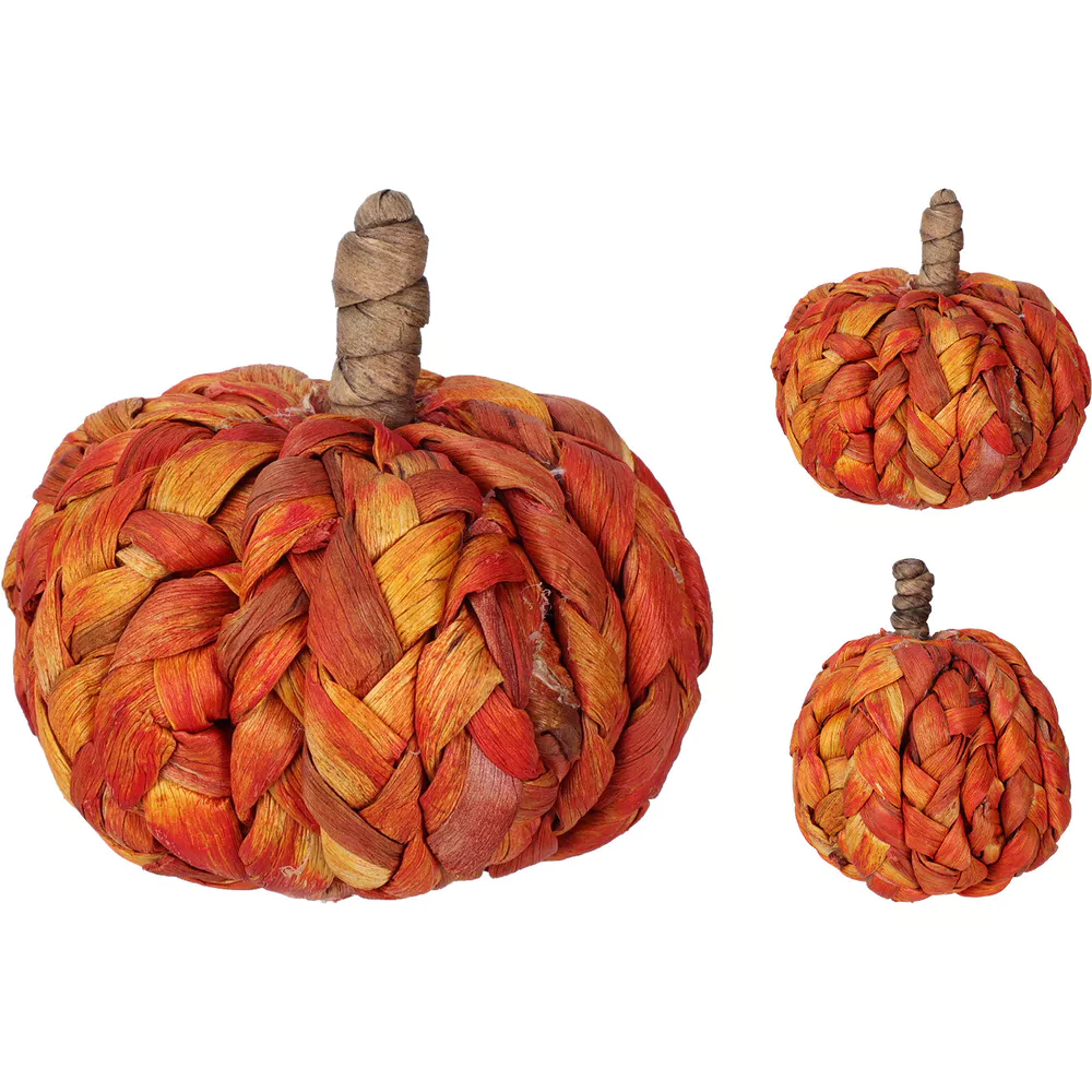 Pompoen - 7cm - oranje 2ass (prijs per stuk)