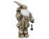 Kerstman polyester 26x18x60cm - bruin