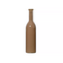 Vaas in recycled glas - 18x75cm - taupe TU LU