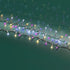 Lumineo LED soft glow compact twinkel 2250cm 1000L - transparant/multi - kerstverlichting