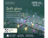 Lumineo LED soft glow compact twinkel 2250cm 1000L - transparant/multi - kerstverlichting