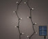Lumineo solar basic pvc twinkel buiten 2700cm 360L - zwart/warm wit - kerstverlichting