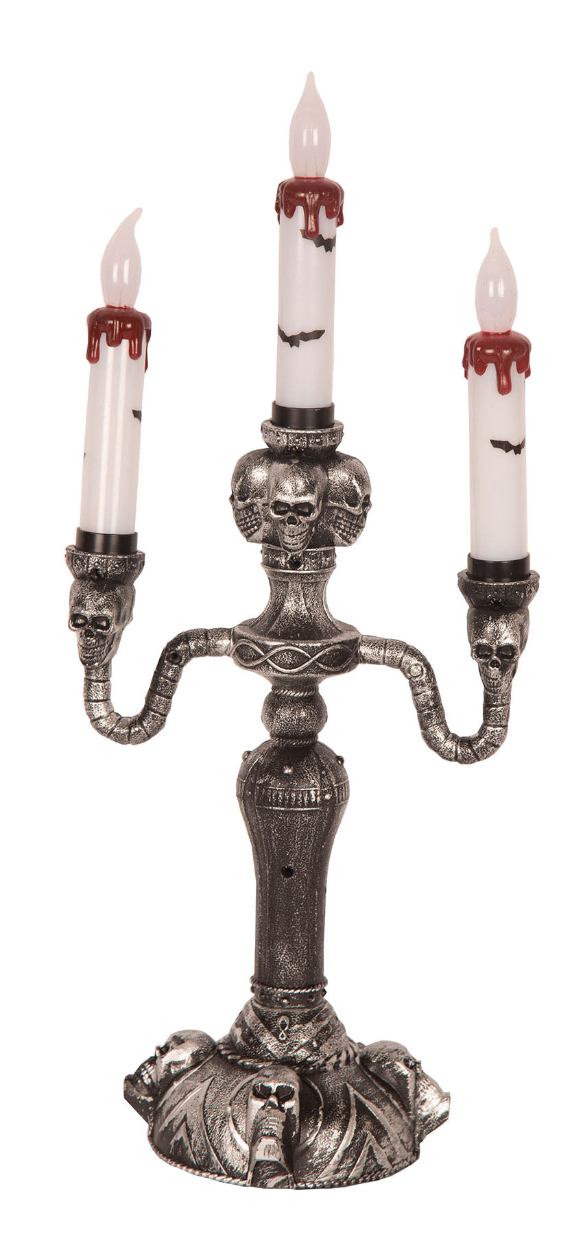 Deco kandelaar bebloed - LED