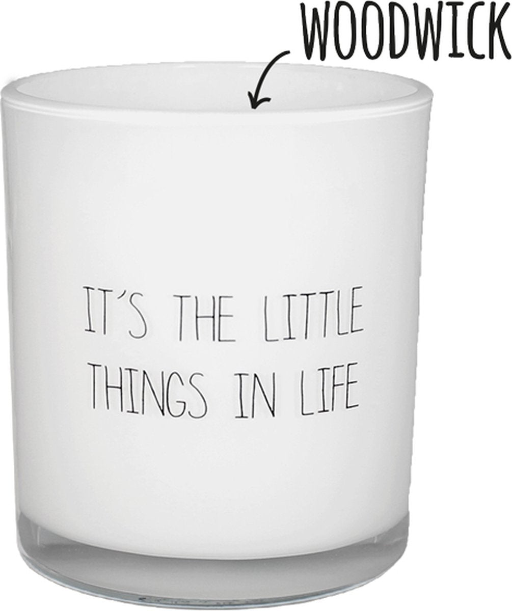 MY FLAME Sojakaars 8x9cm - It's the little things in life - fresh cotton TU UC