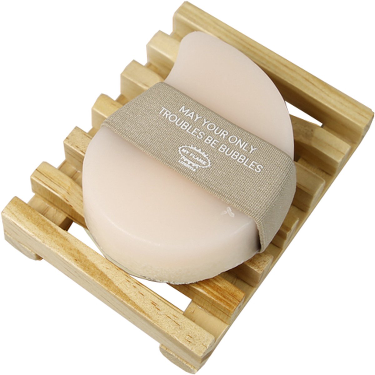 MY FLAME Body wash bar - May your only troubles be bubbles   TU LU