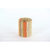 Fibri linendance - glazen votief 10x13cm multi orange