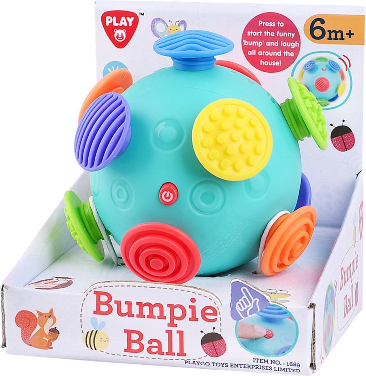 PLAYGO Bumpie bibber bal met noppen 10109298