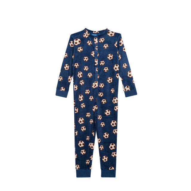 SOMEONE B Onesie SHUTEY - blauw voetbal- 104