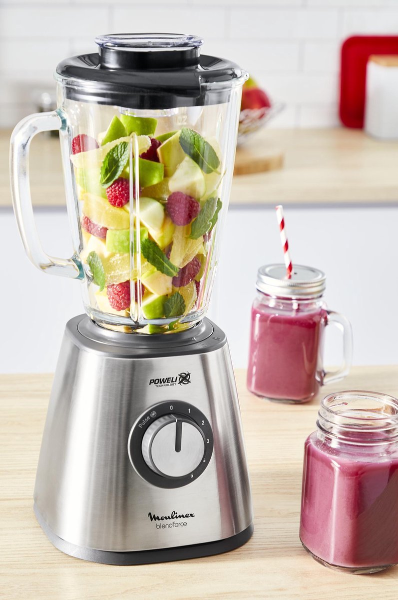 MOULINEX Blendforce blender - zilver