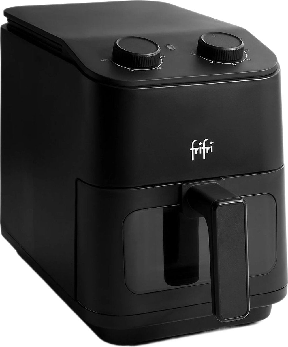 FRIFRI warme lucht friteuse - airfryer 1700W zonder olie strak matzwart design