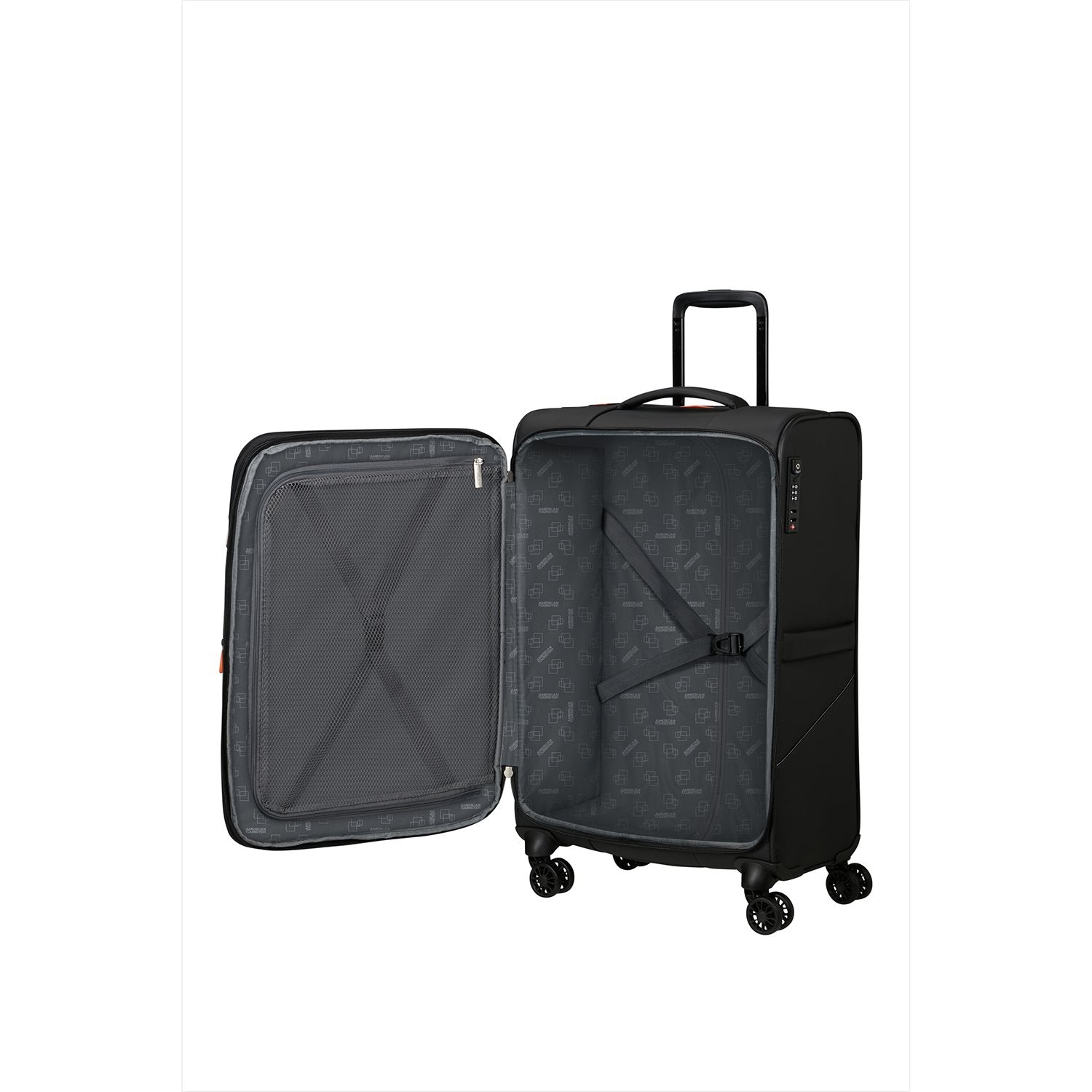 American Tourister SUMMERRIDE reiskoffer spinner M exp.- zwart