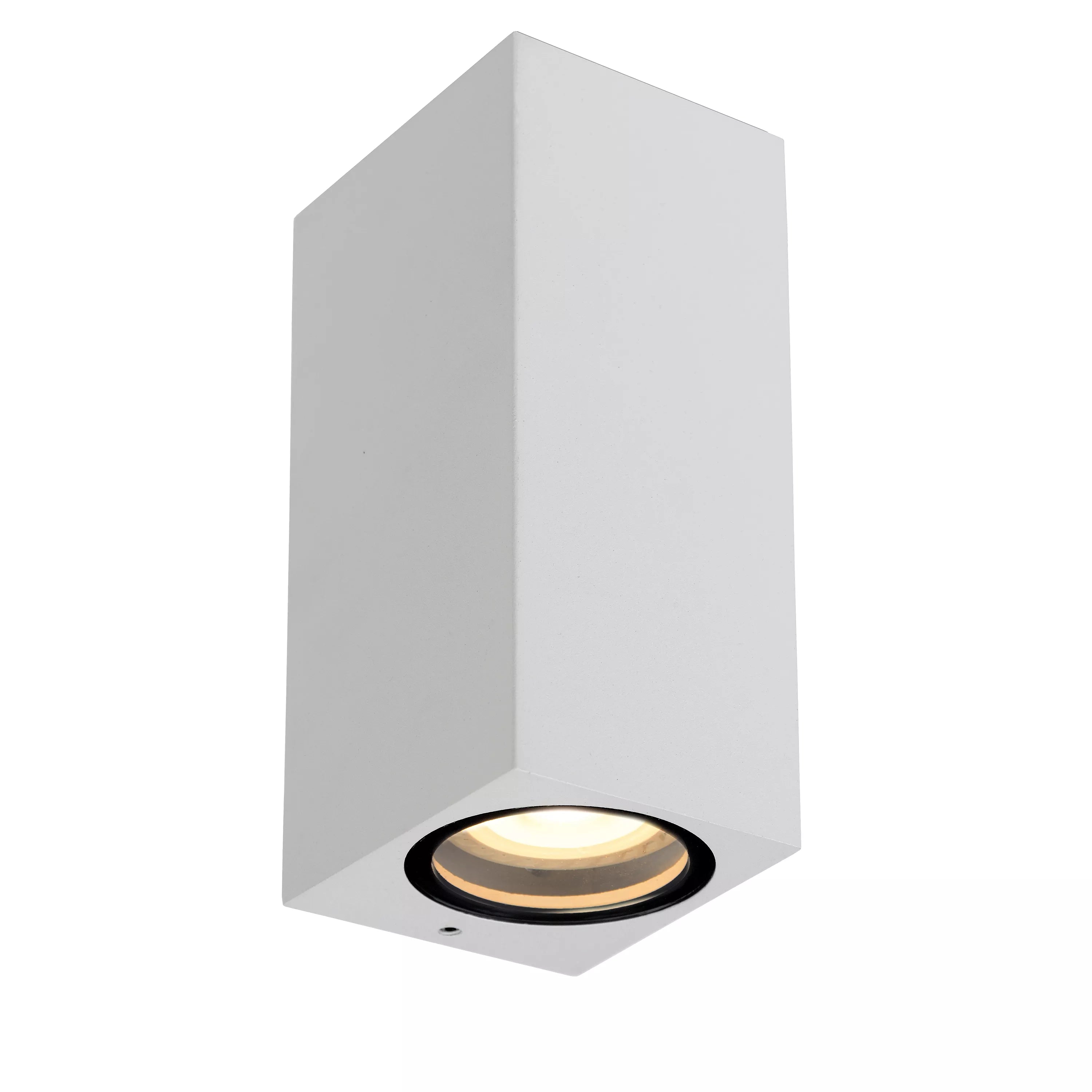 LUCIDE Wandspot ZARO buiten - 2xGU10 35W IP44 wit