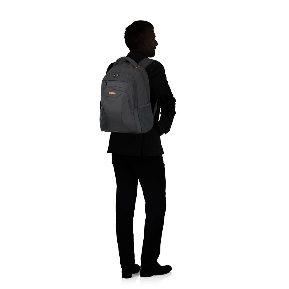 American Tourister AT WORK laptop rugzak 17.3" black/orange