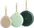 GREENPAN Shades pannenset 3dlg - natural 20+ 24+ 28cm