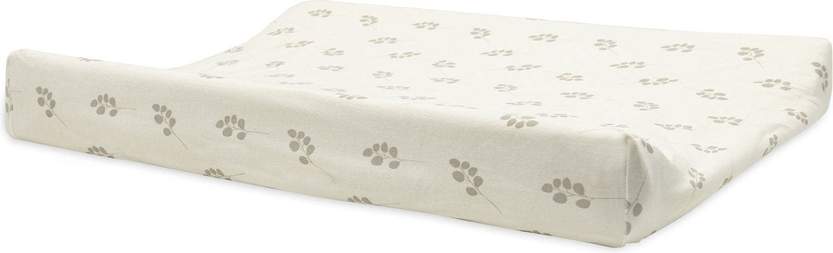 JOLLEIN Hoes aankleedkussen jersey - 50x 70cm - twig olive green