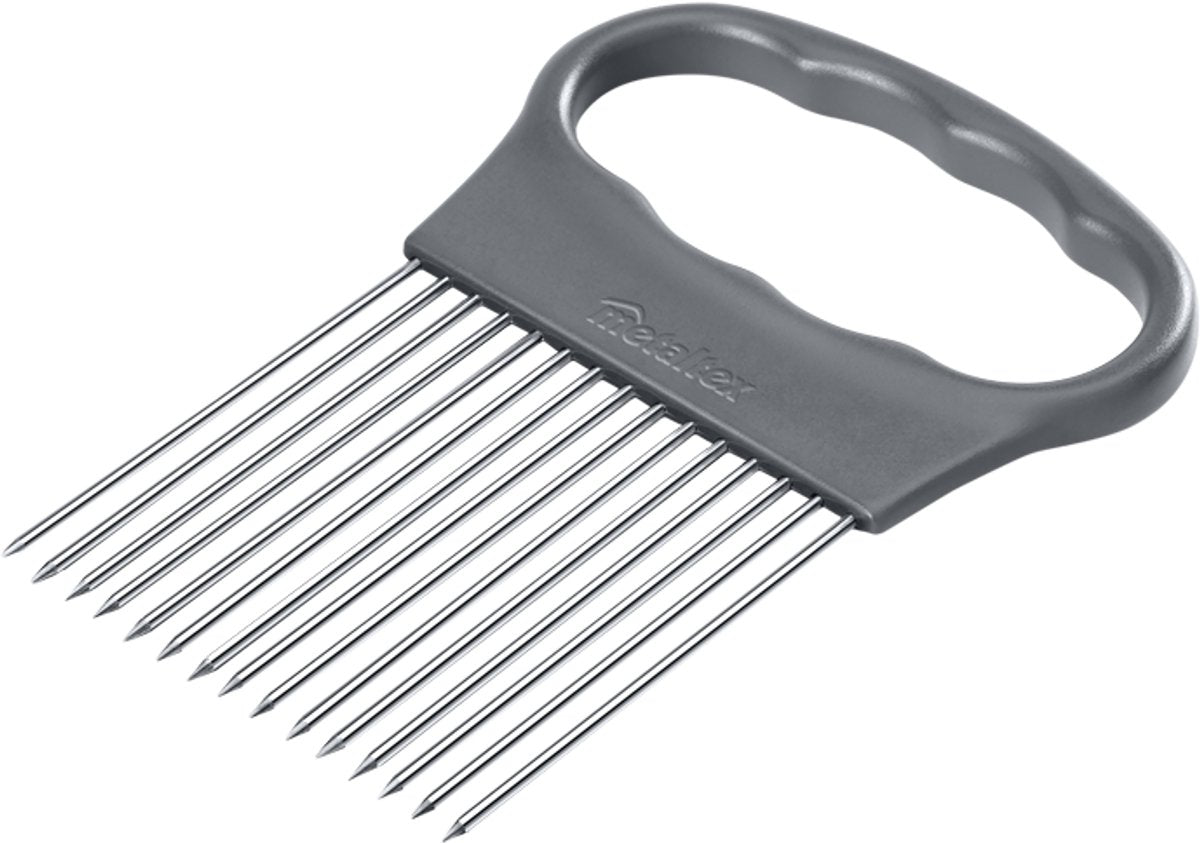 METALTEX uienkam Ergonomische houder snijhulp voor uien