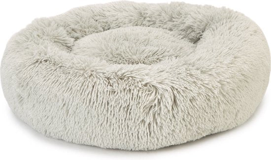 BEEZTEES Kattenmand pluche - 50x50x18cm grijs