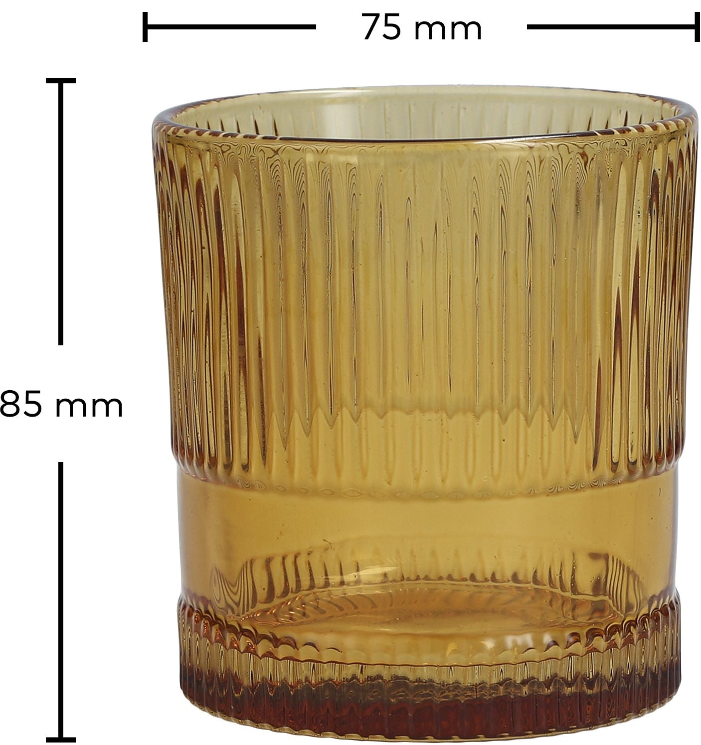 ZWIESEL Fortessa NoHo set/4 glas 250ml - amber
