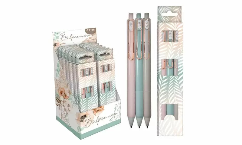 Balpennen set bloom