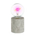 Tafellamp led HEART - 18x8cm - grijs