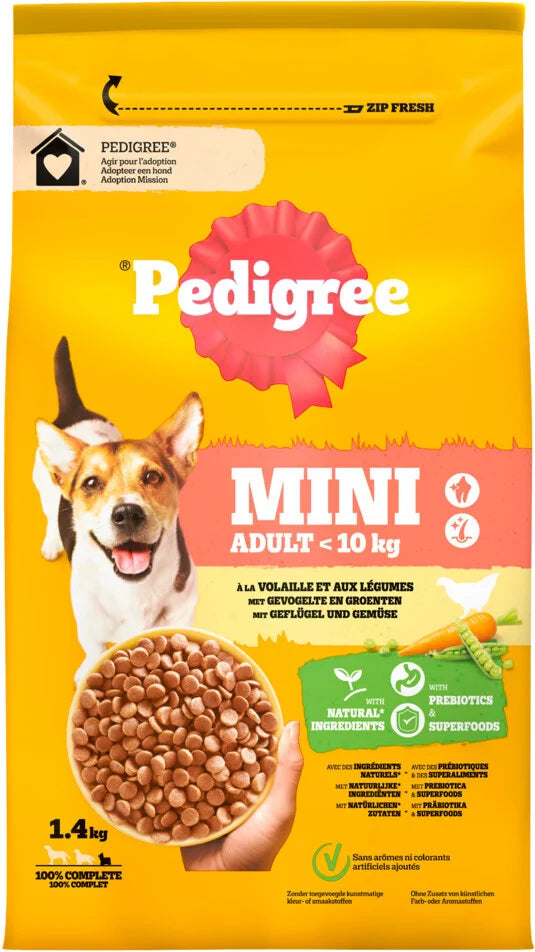 PEDIGREE adult - Gevogelte & groenten - 1.4kg