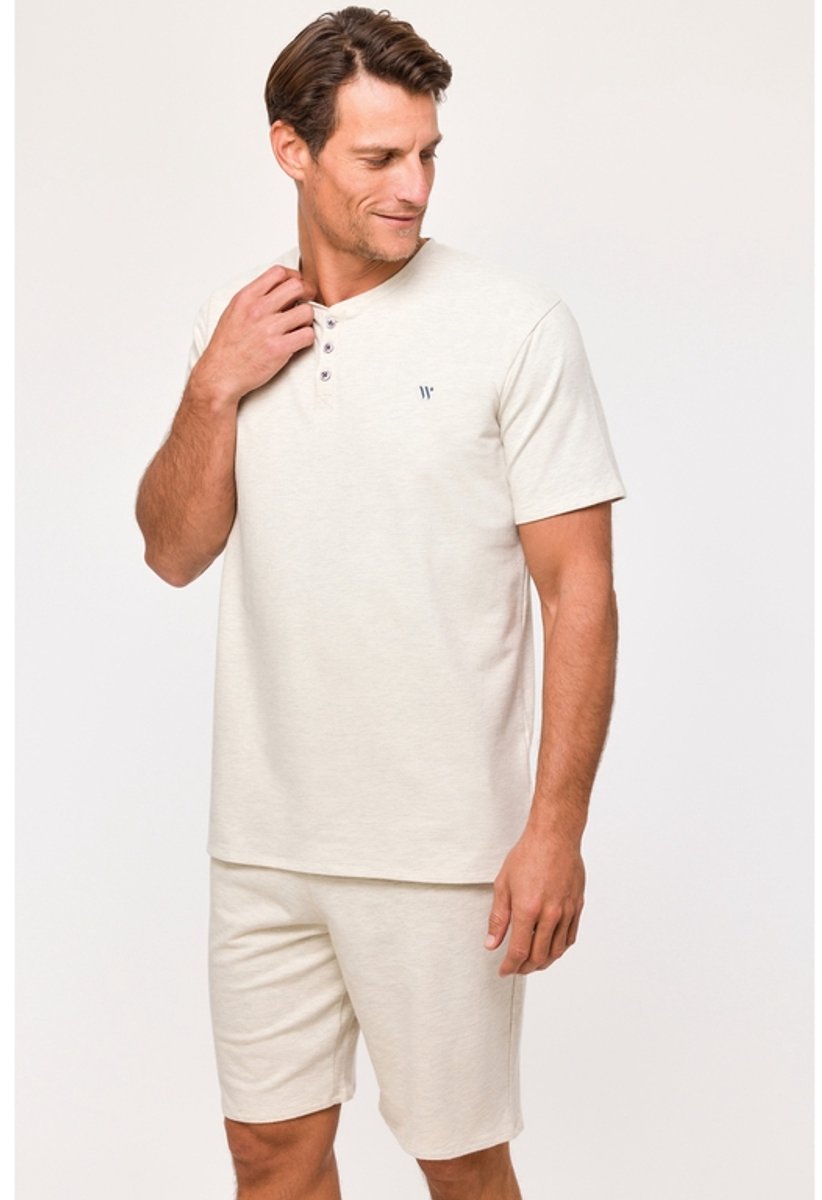 WOODY jongens/heren set - beige melange - XL